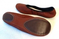Example of leather shoes