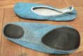 Example of textil shoes